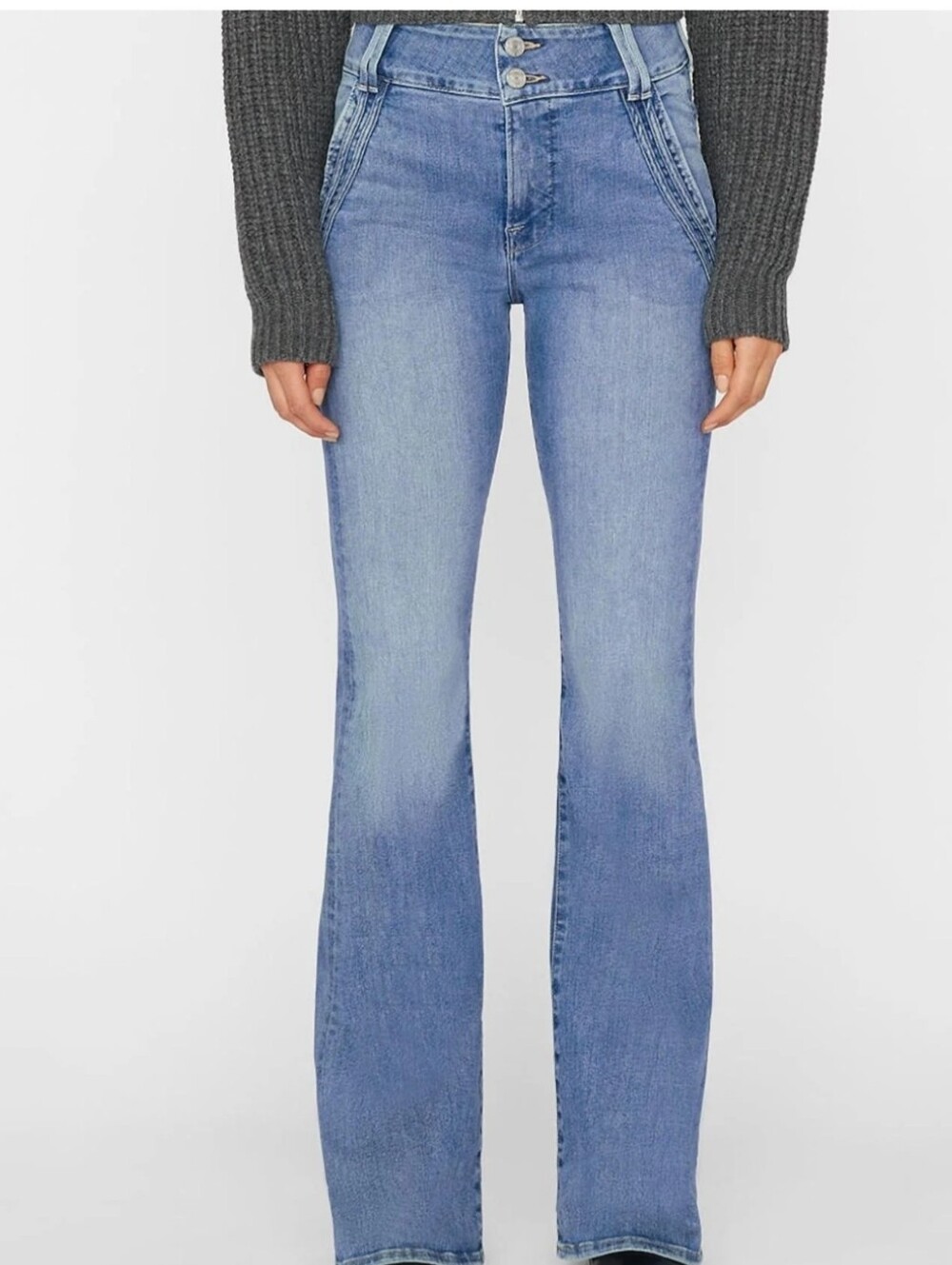 Frame Denim Light Blue Flare Jeans